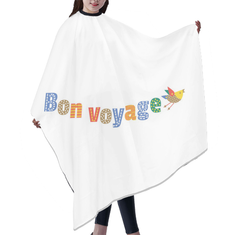 Personality  Travel Icon Concept Hair Cutting Cape