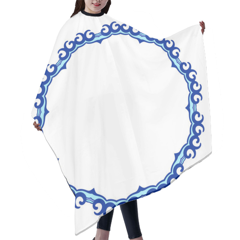 Personality  Circular Ornament Design Elements Hair Cutting Cape