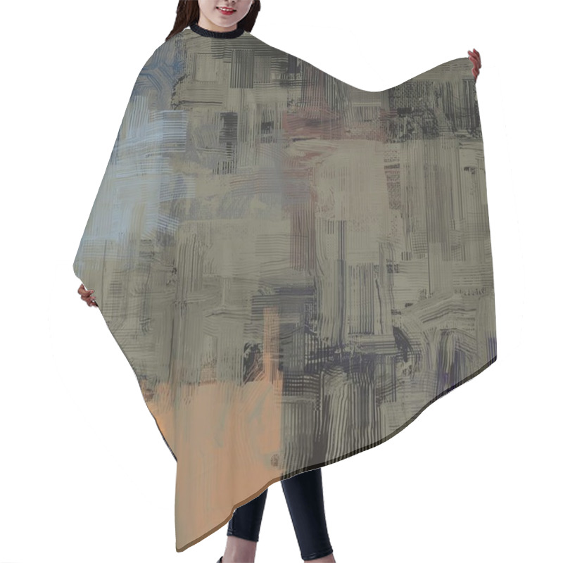 Personality  Abstract Grunge Art Background Hair Cutting Cape