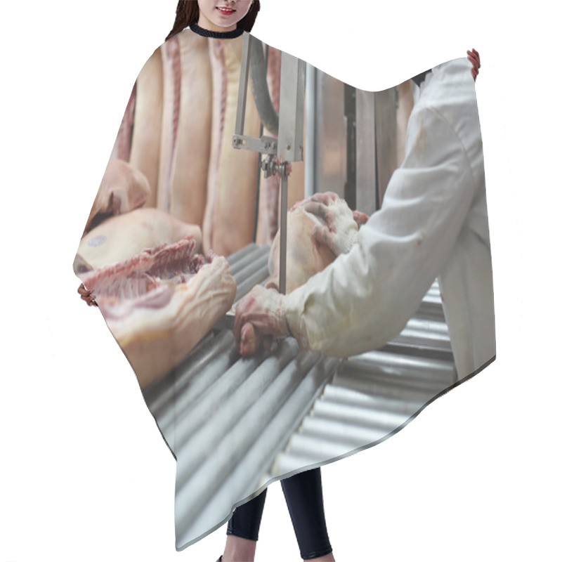 Personality  Cutting Of Pig Carcasses Hair Cutting Cape