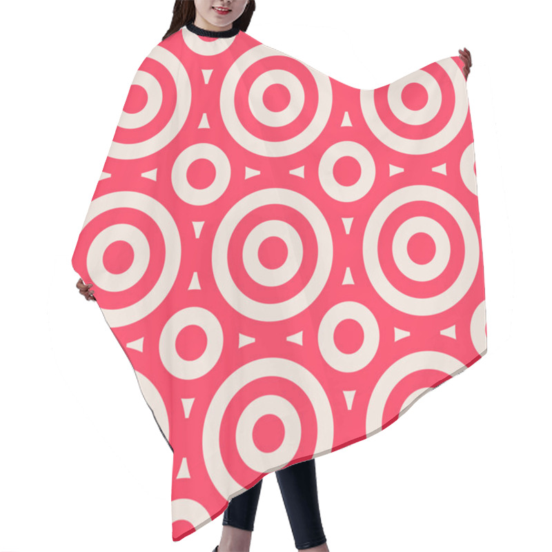 Personality  Circles Abstract Pattern. Hair Cutting Cape