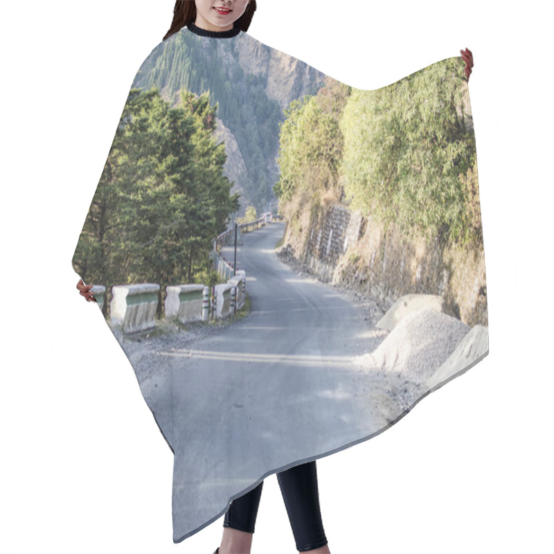 Personality  Sand Stone Road In Valley Hair Cutting Cape