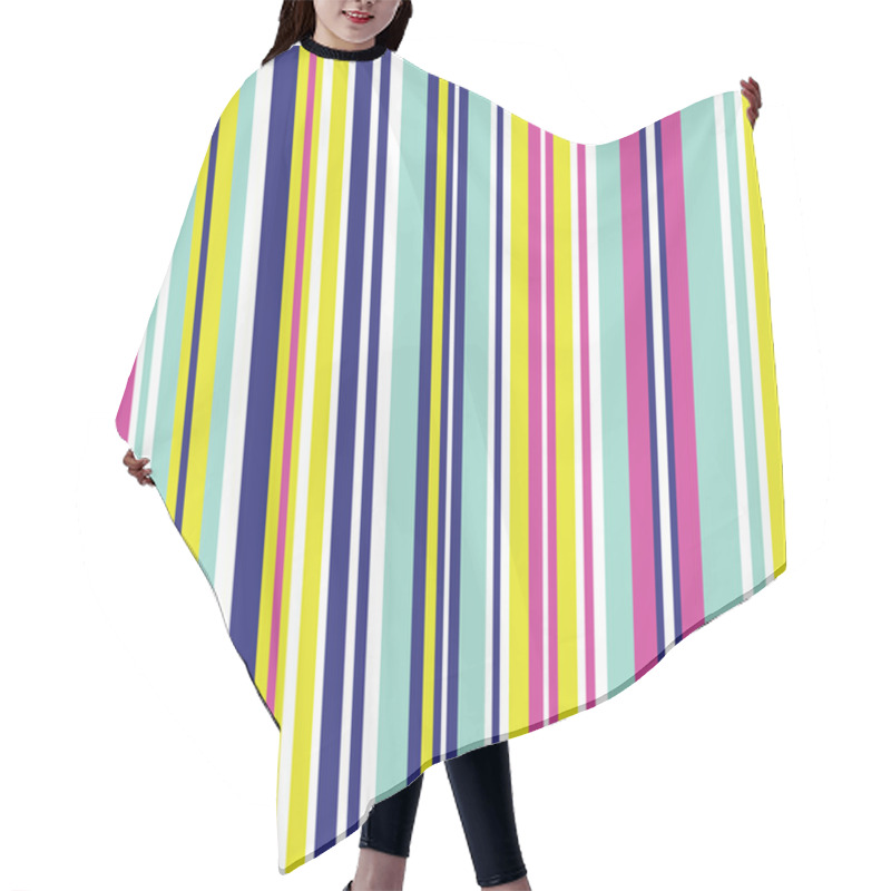 Personality  Background With Stripes Hair Cutting Cape