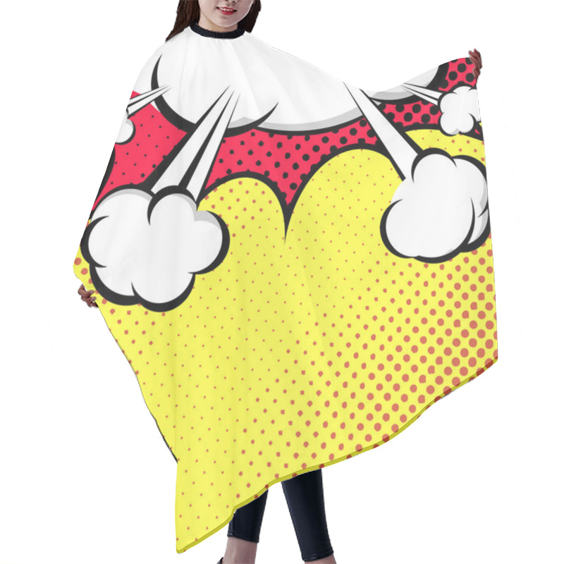 Personality  Hanging Speech Bubble Cloud Hair Cutting Cape