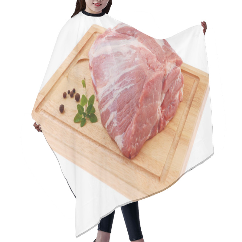 Personality  Fresh Raw Pork Hair Cutting Cape