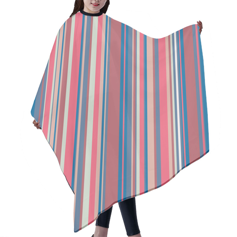 Personality  Striped Seamless Pattern Hair Cutting Cape