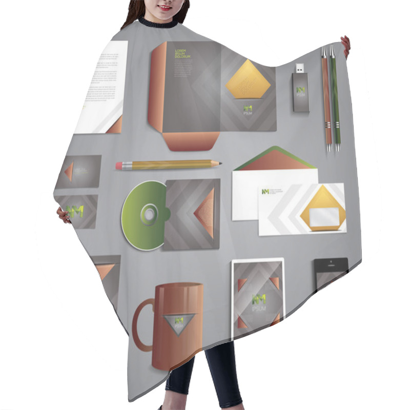 Personality  Identity Design For Your Company Hair Cutting Cape