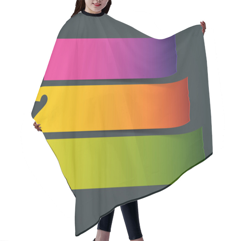 Personality  Business Abstract Paper Progress Hair Cutting Cape