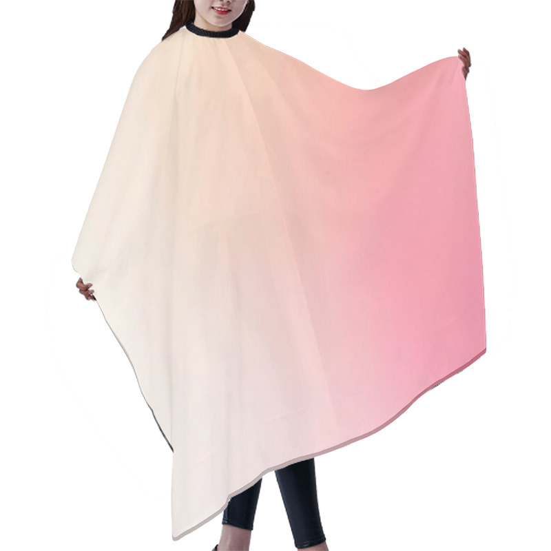 Personality  Soft Pink And Peach Gradient Minimalist Background Hair Cutting Cape