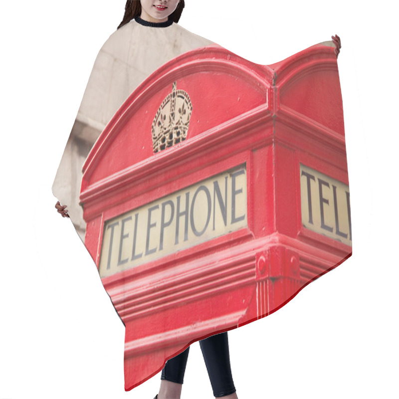 Personality  Telephone Box Hair Cutting Cape