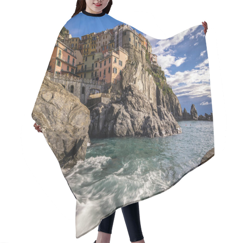 Personality  Manarola From The Dock Hair Cutting Cape