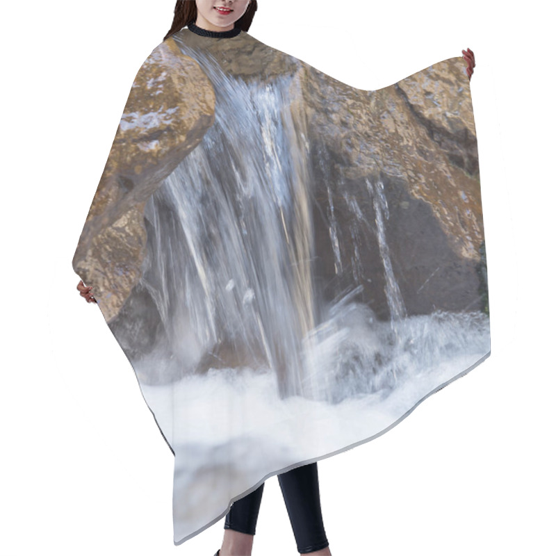 Personality  Water From A Spring In The Mountains Hair Cutting Cape