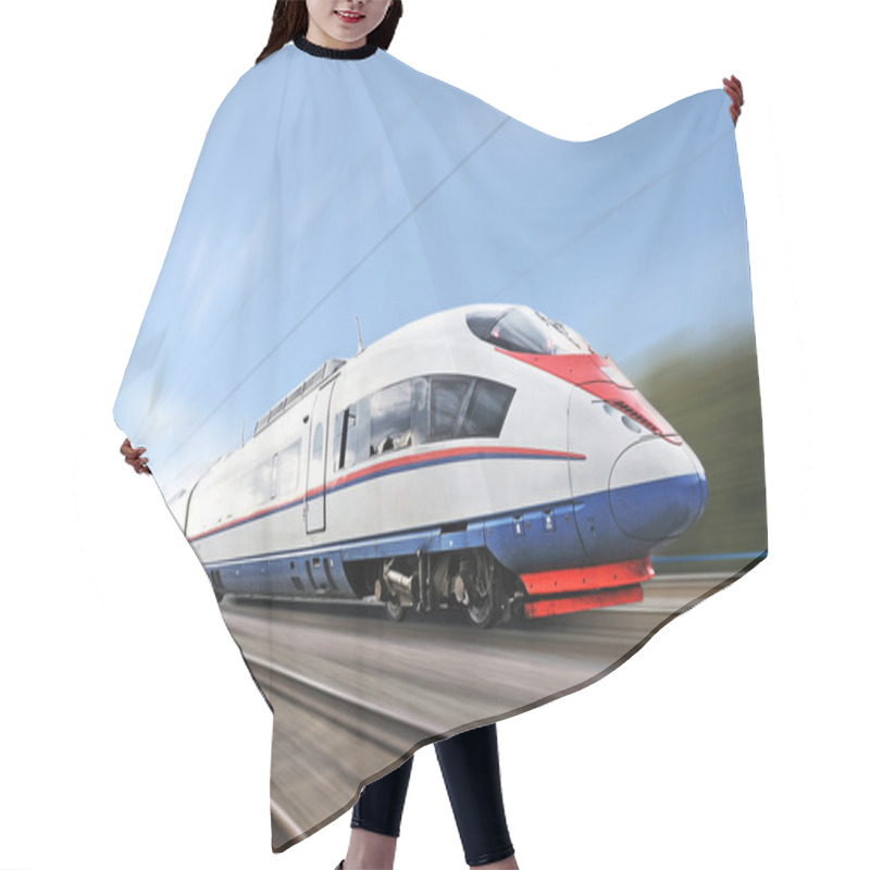 Personality  High-speed Train. Hair Cutting Cape