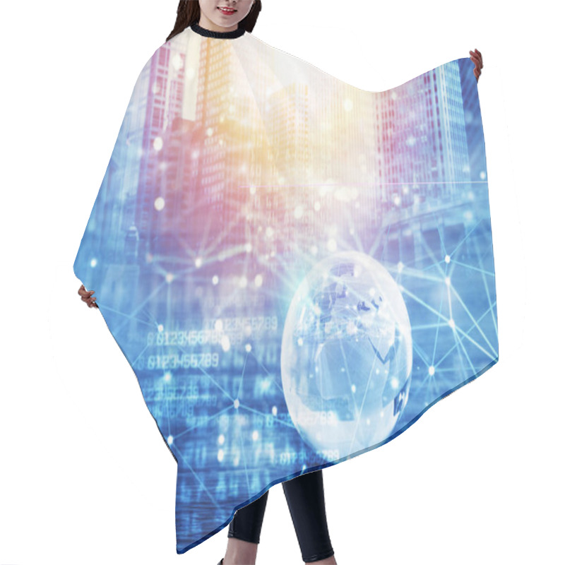 Personality  System Of Worldwide Interconnection  Hair Cutting Cape