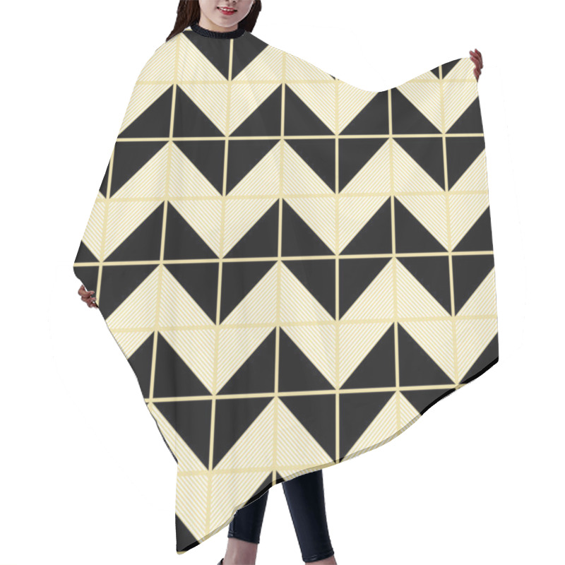 Personality  Seamless Art Deco Background Texture Pattern Hair Cutting Cape