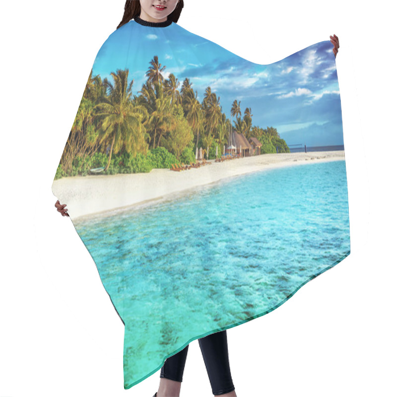 Personality  Beautiful Paradise Beach Hair Cutting Cape