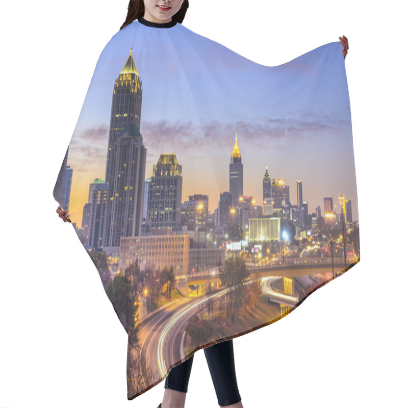 Personality  Atlanta, Georgia Skyline Hair Cutting Cape