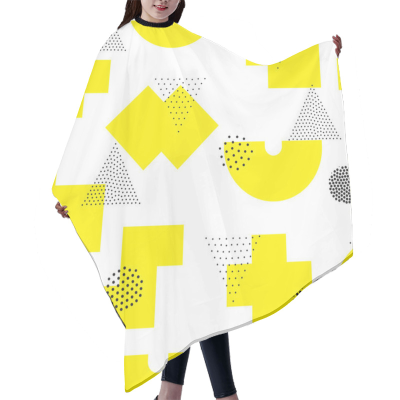 Personality  Geometric Seamless Pattern Hair Cutting Cape