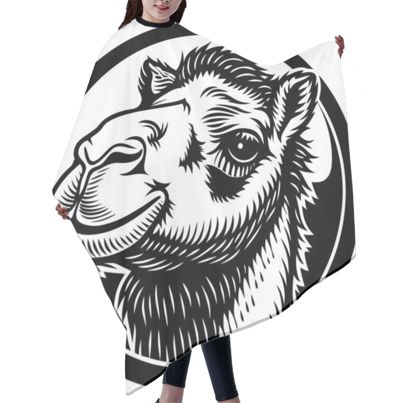 Personality  Illustration Of A Camel Hair Cutting Cape