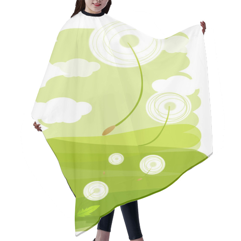 Personality  Flora Design Hair Cutting Cape