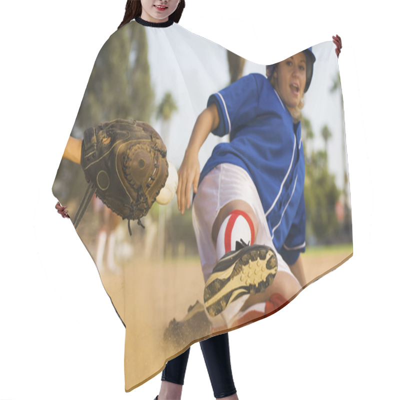 Personality  Runner Sliding Home Hair Cutting Cape