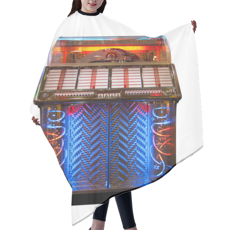 Personality  Jukebox Hair Cutting Cape