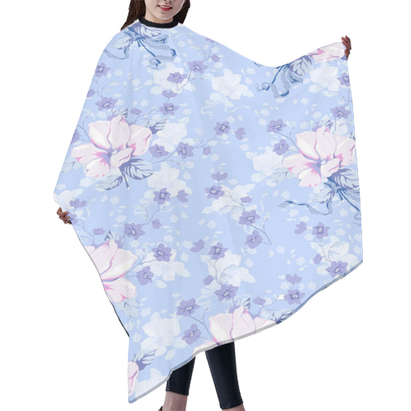 Personality  Pastel Flowers Hair Cutting Cape