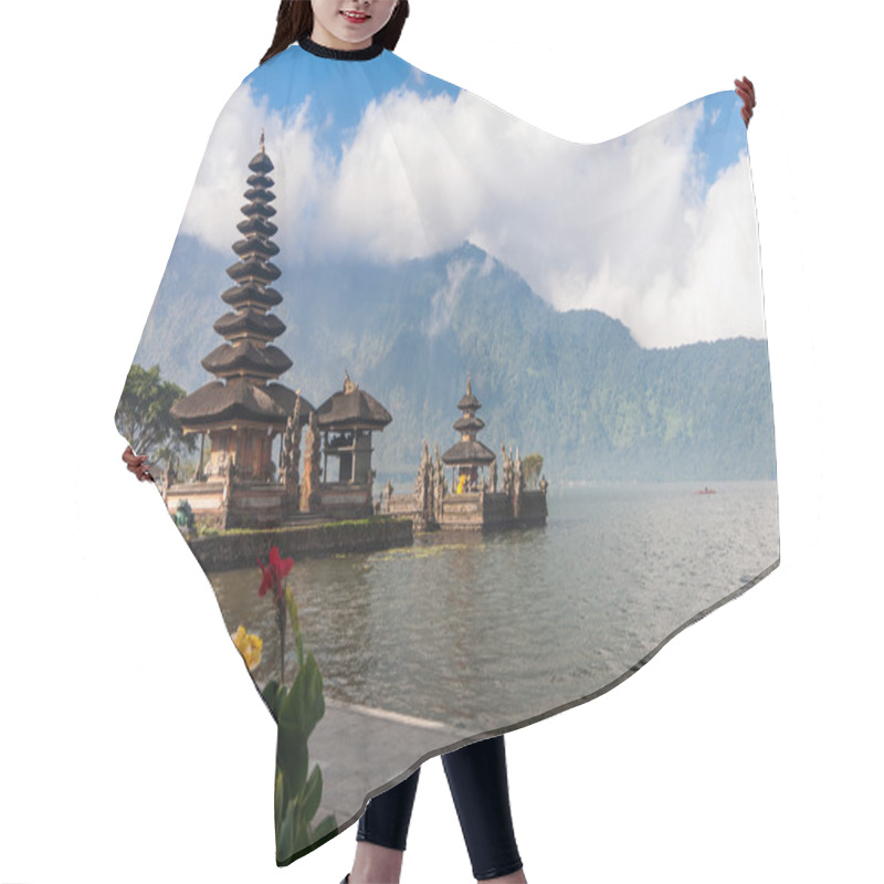 Personality  Pura Ulun Danu Temple On A Lake Bratan, Bali, Indonesia Hair Cutting Cape