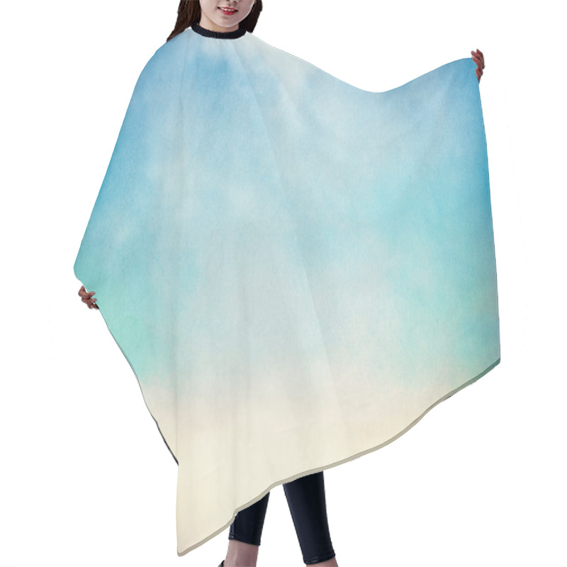 Personality  Textured Fog And Mist With Gradient Hair Cutting Cape