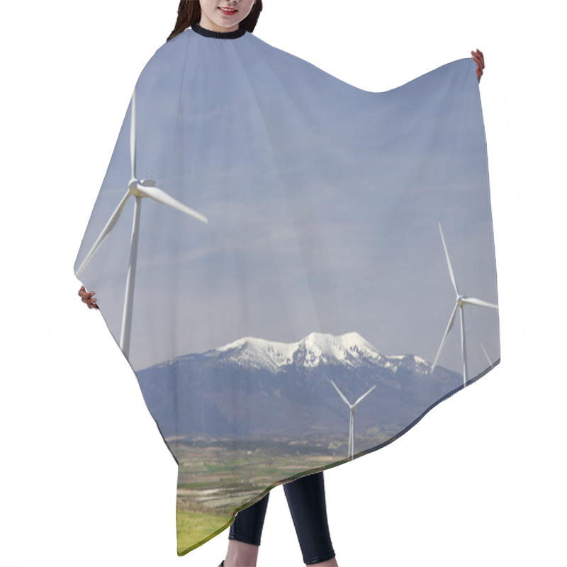 Personality  Idyllic Windmills Hair Cutting Cape