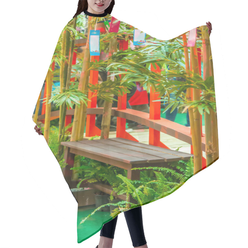 Personality  Sign Allusions  In Tanabata Festival. Hair Cutting Cape