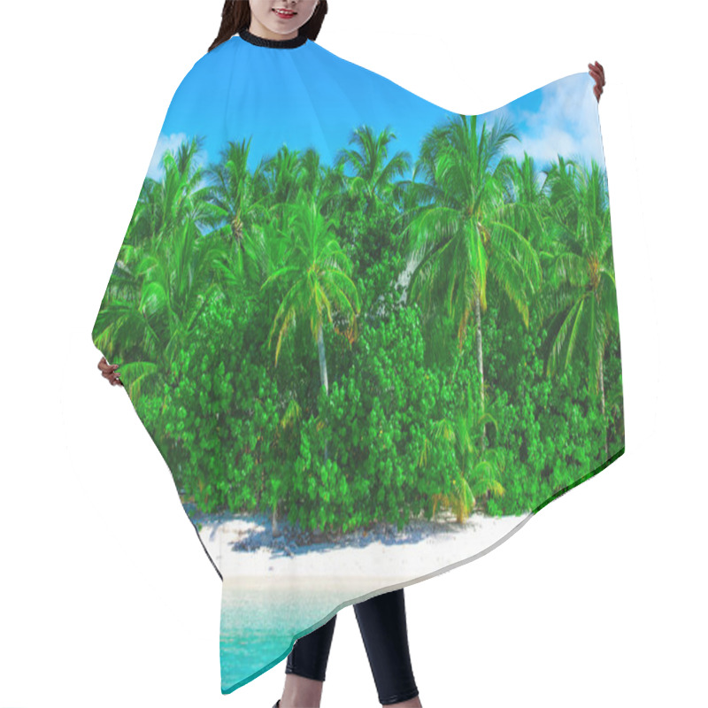 Personality  Holiday Paradise In The Beach Hair Cutting Cape