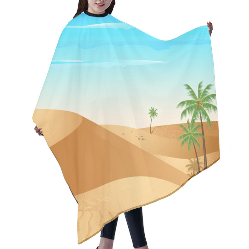 Personality  Lonely Desert Hair Cutting Cape