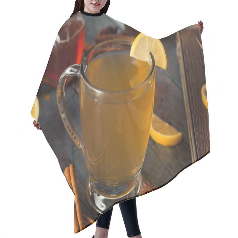 Personality  Warm Hot Toddy With Lemon Hair Cutting Cape