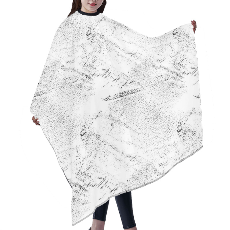 Personality  Grunge Seamless Textures. Hair Cutting Cape