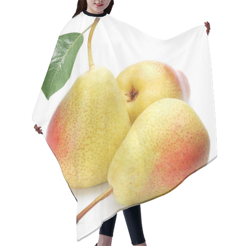 Personality  Three Ripe Pears. Hair Cutting Cape