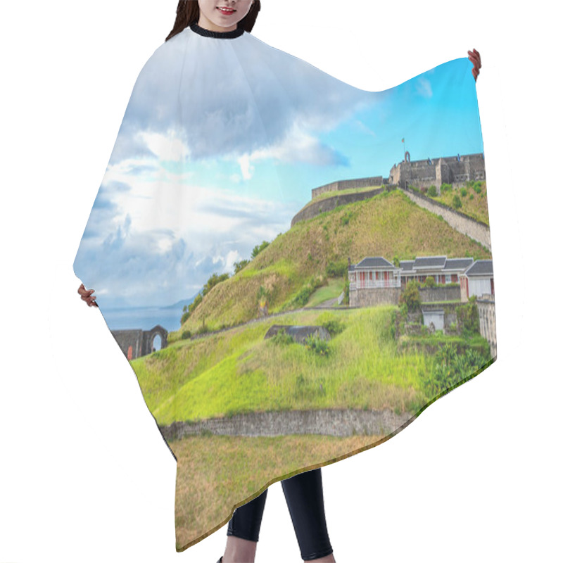 Personality  Saint Kitts, Caribbean Islands, The Brimstone Hill Fortress Hair Cutting Cape