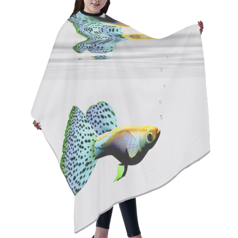 Personality  Fancy Guppy Hair Cutting Cape