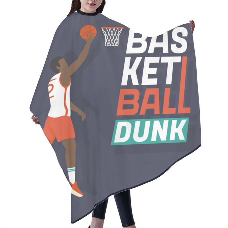 Personality  Basketball Dunk Hair Cutting Cape