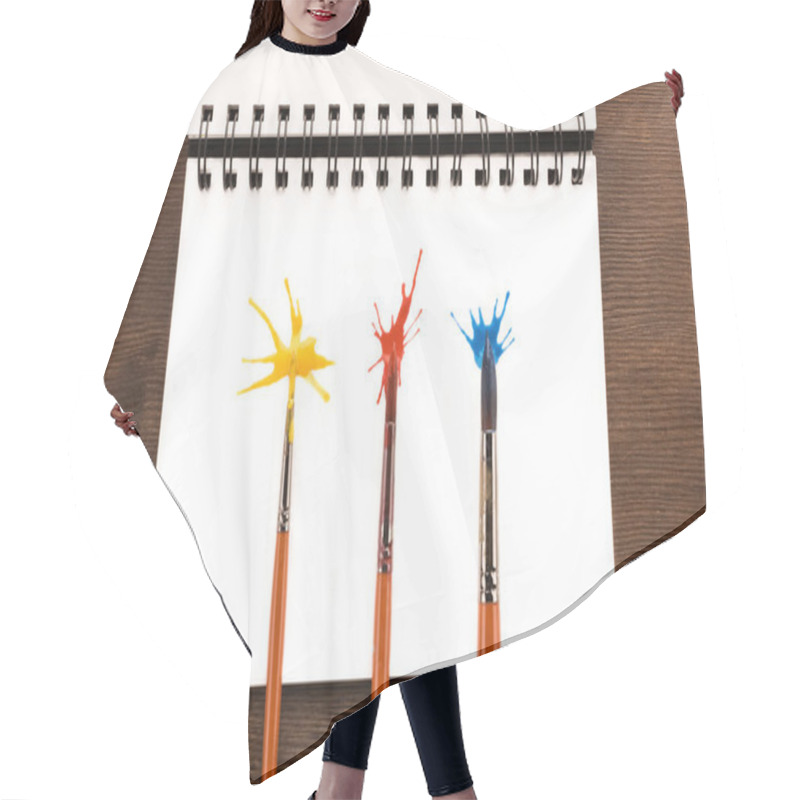 Personality  Brushes And Paint Splashes   Hair Cutting Cape