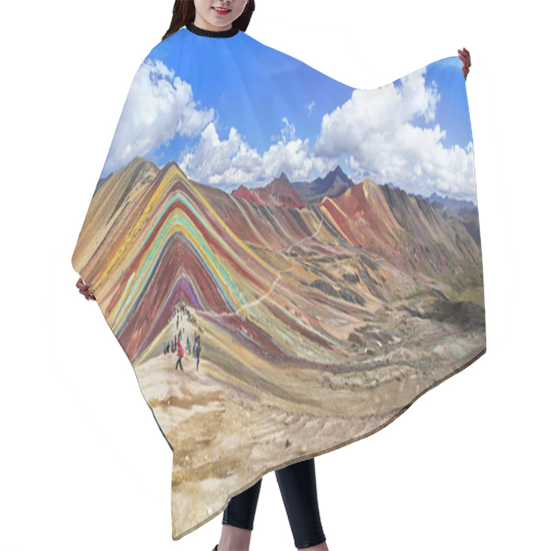 Personality  Rainbow Mountain  In Cusco, Peru. Hair Cutting Cape