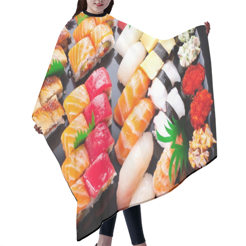 Personality  Assorted Japanese Sushi Hair Cutting Cape