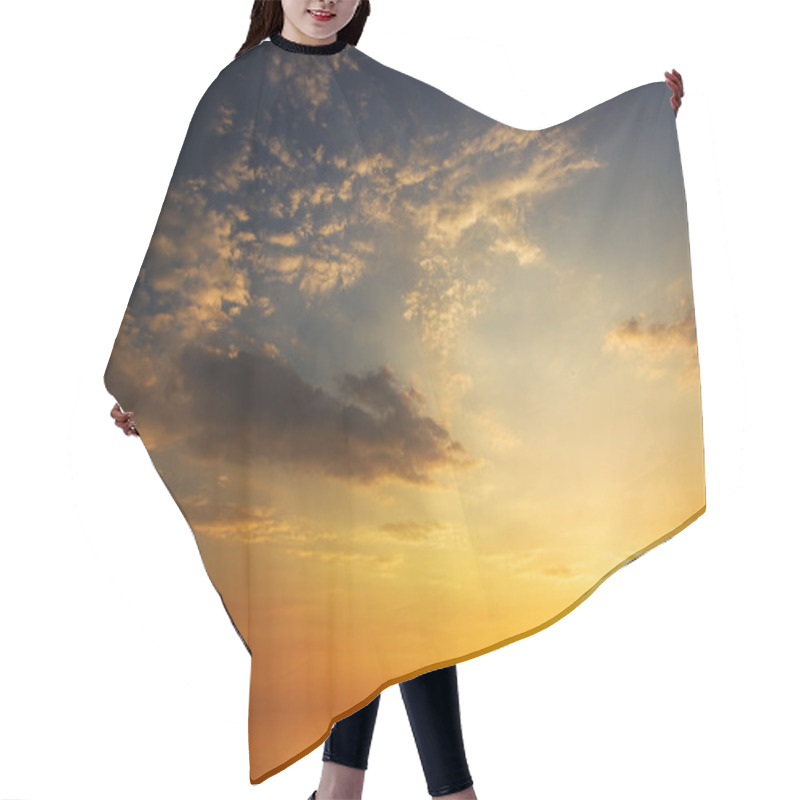 Personality  Sunset On The Sea Hair Cutting Cape