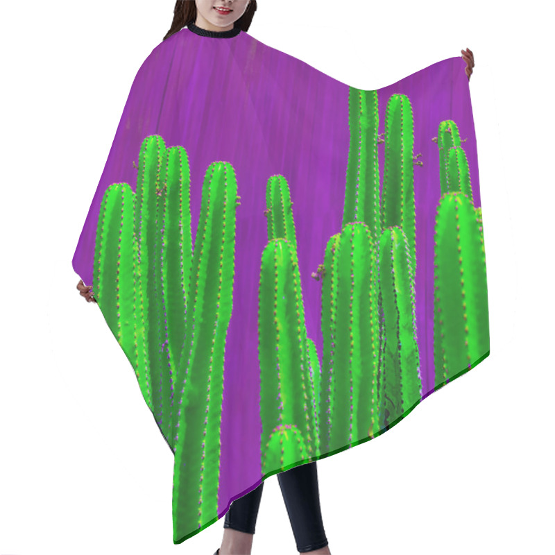 Personality  Cacti Minimal Art Design. Tropical Style Hair Cutting Cape