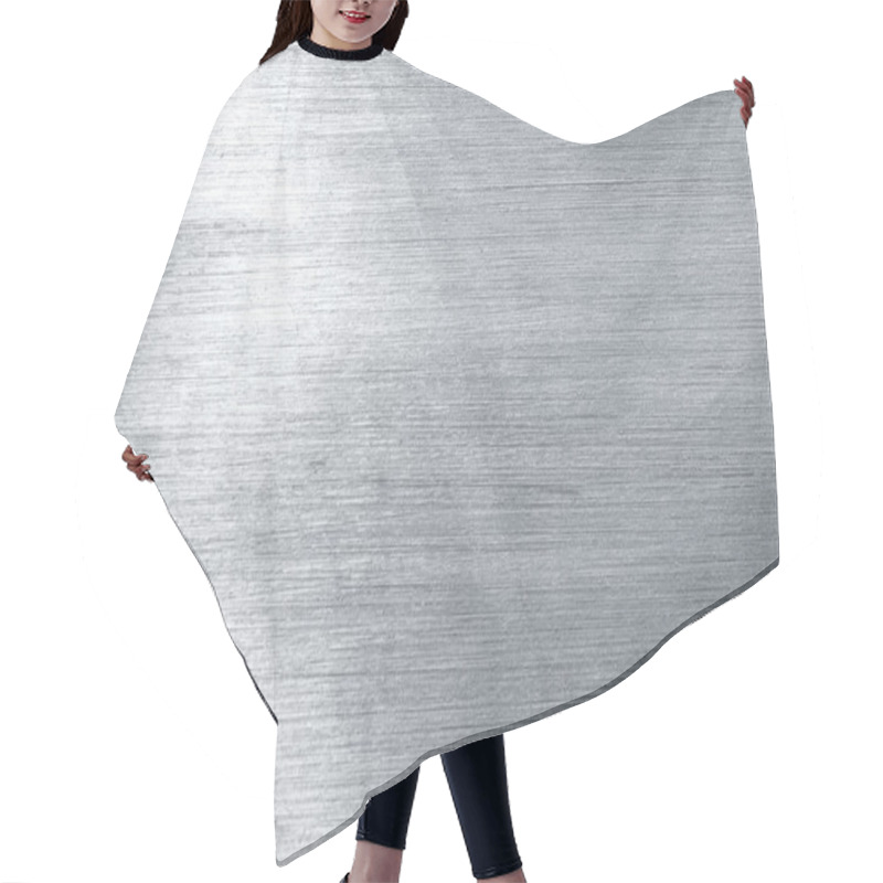 Personality  Brushed Metal Plate Hair Cutting Cape