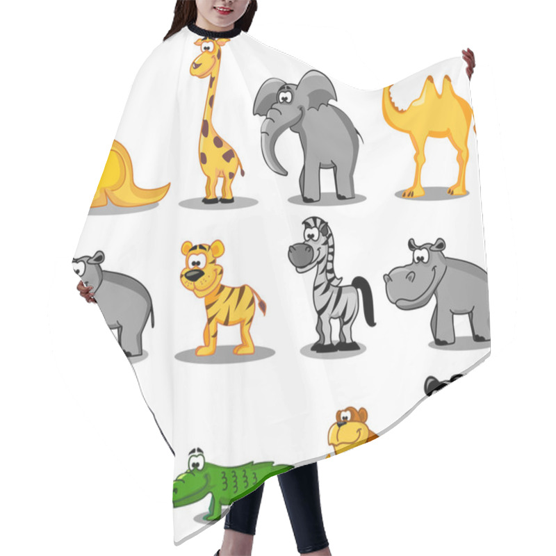 Personality  Extra Large Set Of Animals Hair Cutting Cape