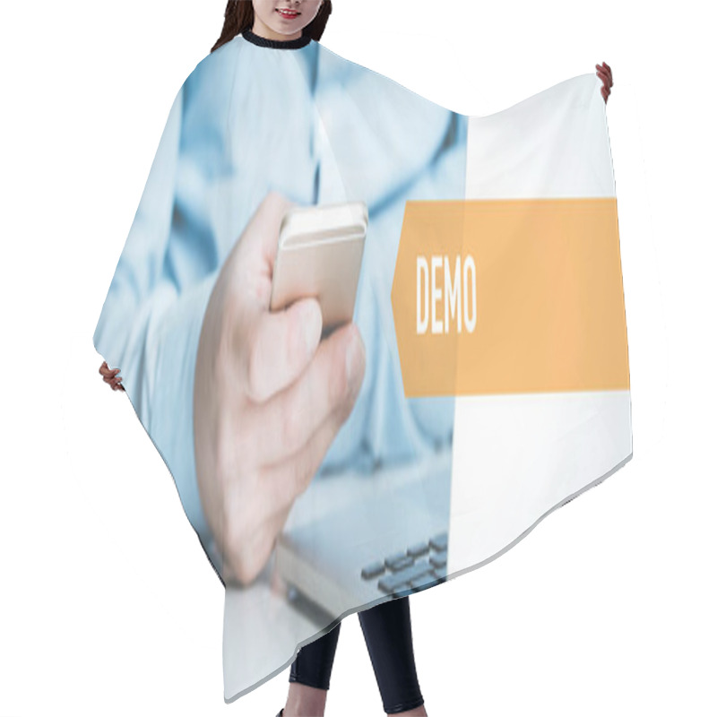 Personality  TECHNOLOGY CONCEPT: DEMO Hair Cutting Cape