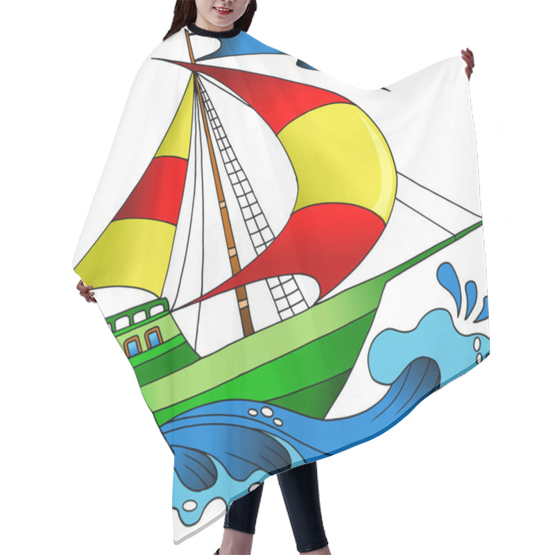 Personality  Sea Cruise Hair Cutting Cape