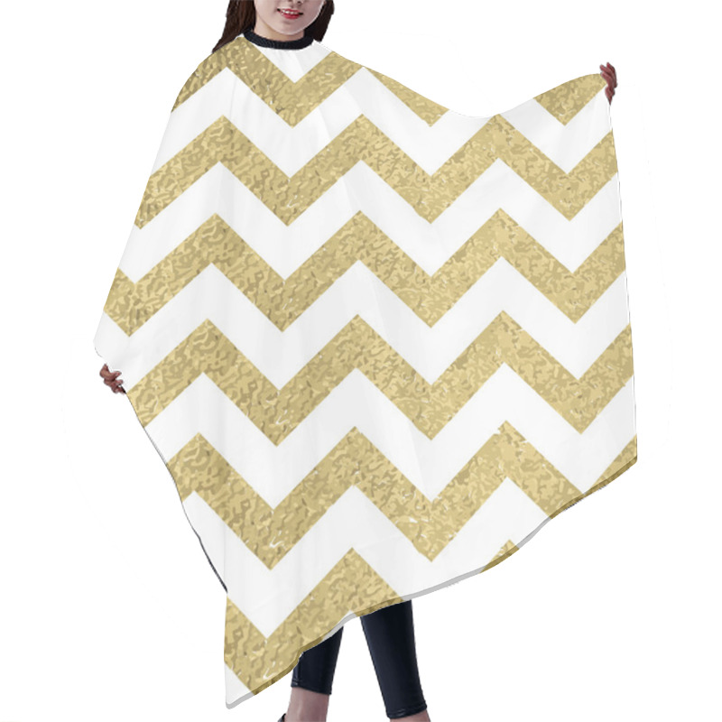 Personality  Classic Pattern In Zigzag Hair Cutting Cape