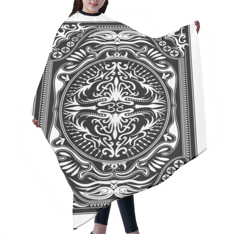 Personality  Playing Card Back Side 60x90 Mm Hair Cutting Cape